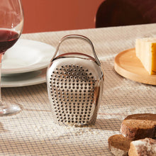 Load the image in the Gallery viewer, Alessi grater stainless steel cheese please chb02
