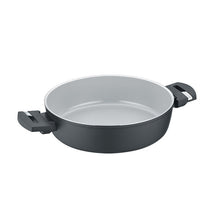 Load the image in the Gallery viewer, B-perfect Tegame 2 handles 28 cm Natural non-stick + BERNDES Lid
