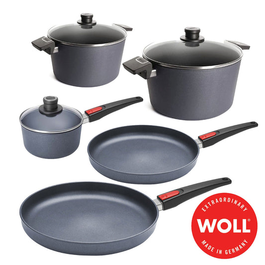 Woll Diamond Lite Batteria 8 pezzi antiaderente induzione