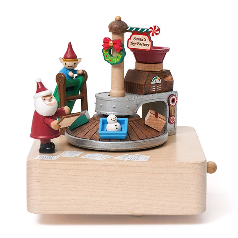 Carillon Fabbrica dei doni di Natale Wooderful life