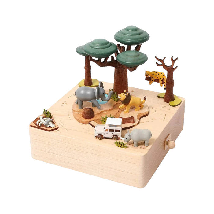 Carillon Wooderful Life – Le Livre De La Jungle, Boîte à Musique En Bois, Neuve