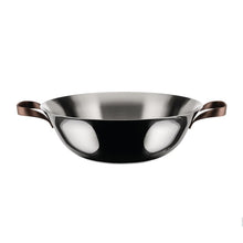 Carica l&#39;immagine nel visualizzatore di Gallery, Alessi Wok acciaio cm 34 con griglia e coperchio Edo PU308
