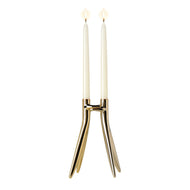 Kartell Candeliere Abbracciaio Oro 2 fiamme 1956