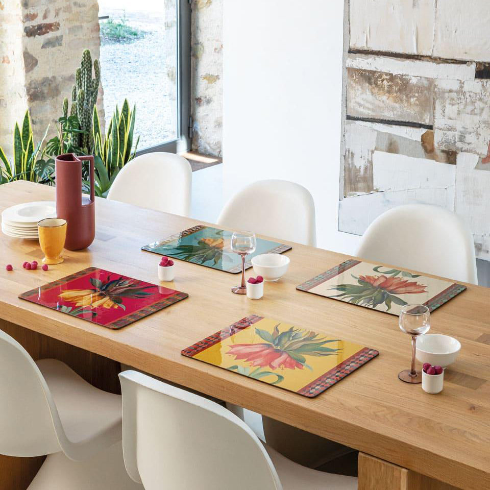 Tovagliette rettangolari rigide Frittilaria L'oca Nera vari colori – Casabella Milano Tovagliette rettangolari rigide Frittilaria L'oca Nera vari colori – Casabella Milano