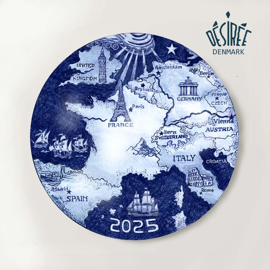 Piatto collezione Natale Desiree 2025 Hans Christian Andersen