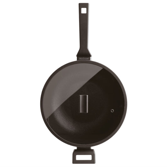 Sambonet Wok cm 30 antiaderente + cop. Titan Pro induzione