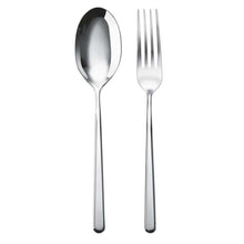 Load the image in the Gallery viewer, Sambonet Linear Set 2 cutlery to serve 18/10 Sambonet stainless steel
