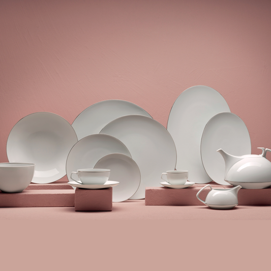 Rosenthal Servizio Tavola porcellana 18 pezzi Tac Platin