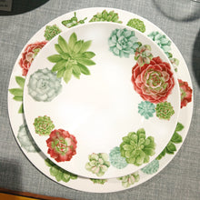 Load the image in the Gallery viewer, Taitù dishes cactus porcelain 4 table seats
