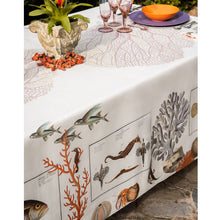 Load the image in the Gallery viewer, Coral Bay 100% Lino The Napking Made in Italy tablecloth
