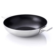 Load the image in the Gallery viewer, Alessi Bones Wok 28 cm Trilamina /non -stick steel + lid
