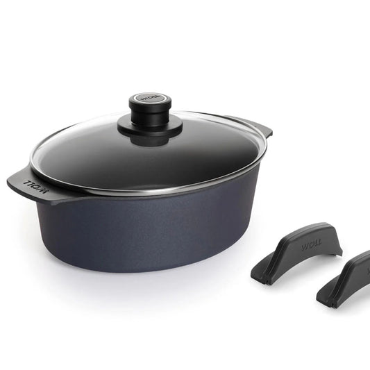 Woll Diamond Lite Casseruola ovale cm 31 induzione + coperchio