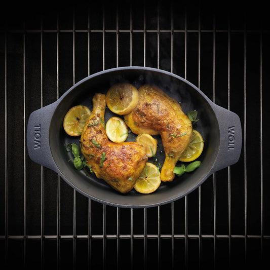 Woll Diamond Lite Casseruola ovale cm 31 induzione + coperchio