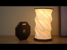 Upload and start the video in the gallery viewer, Lampada Twist Exagon led richiudibile Gingko
