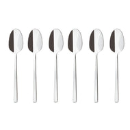 Rock Set 6 Cucchiaini moka acciaio Sambonet