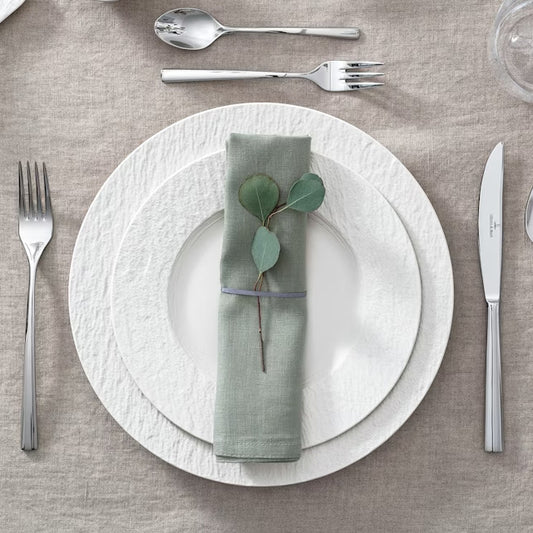 Servizio tavola 18 pezzi Manufacture rock blanc Villeroy & Boch
