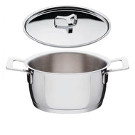 Alessi Casseruola cm 16 + coperchio acciaio induzione Pots & Pans