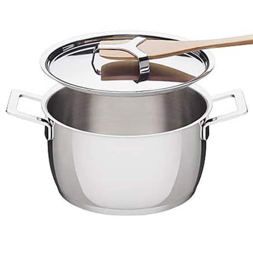 Alessi casserole 24 cm + induction steel lid Pots & Pans