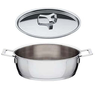 Alessi Tegame basso cm 28 + coperchio acciaio induzione Pots & Pans