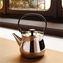 Load the image in the Gallery viewer, Alessi steel teapot with cha filter nf01
