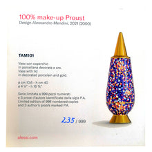 Load the image in the Gallery viewer, Alessi Collectible Vase 100% Make Up Proust numbered Edition
