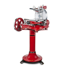 Load the image in the Gallery viewer, Berkel slicer flywheel B114 red + pedestal
