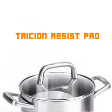 Load the image in the Gallery viewer, Pot 22 cm steel trimetall + berndes tricion resist pro cover
