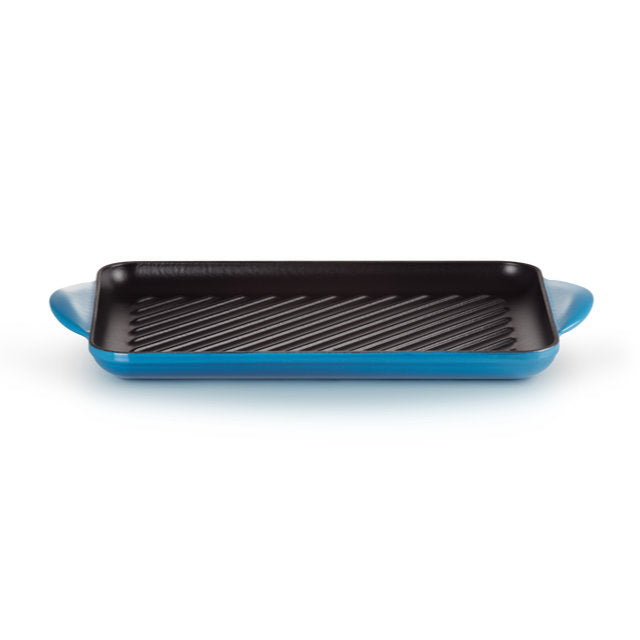 Le Creuset Induction rectangular cast iron ribbed grill pan 32 cm ...