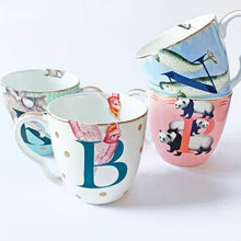 Load the image in the Gallery viewer, Yvonne Ellen cups with initial Alphabet various letters
