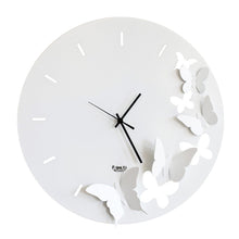 Load the image in the Gallery viewer, Butterfly Wall Clock 40 cm arts and crafts
