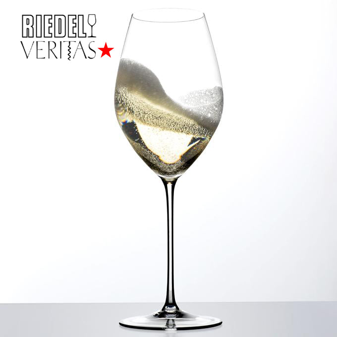 Calici Da Champagne Riedel Veritas Set Di 2 - In Cristallo, Design Elegante, Altezza 9 1/4 Pollici