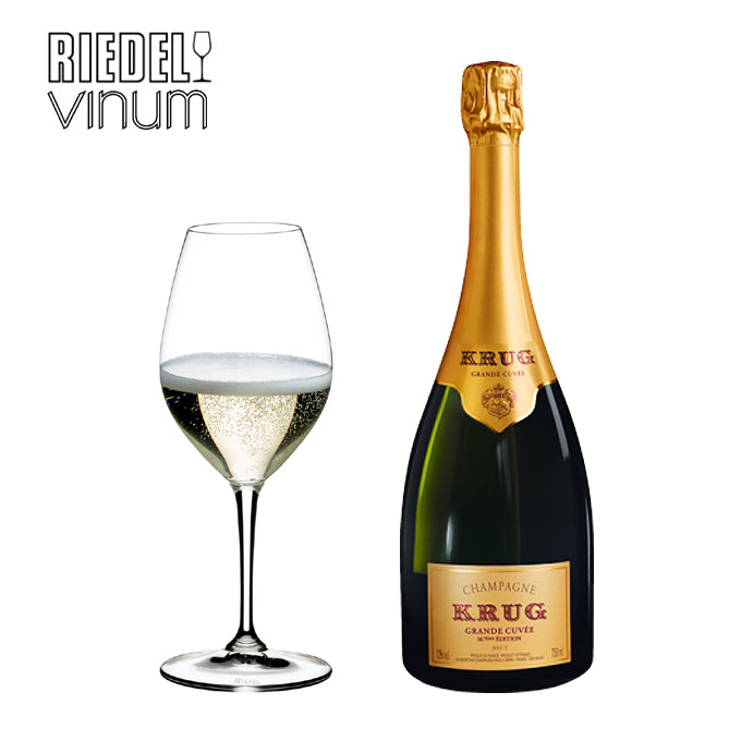 Riedel 4 Champagne Glass Wine Vinum Crystal Calici 6416/58
