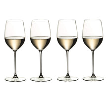 Load the image in the Gallery viewer, Rielel 4 goblets Viognier Chardonnay Veritas Blown crystal 6449/05

