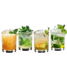 Load the image in the Gallery viewer, Riedel set 4 glasses crystal whiskey / cocktail Mixing Rhum
