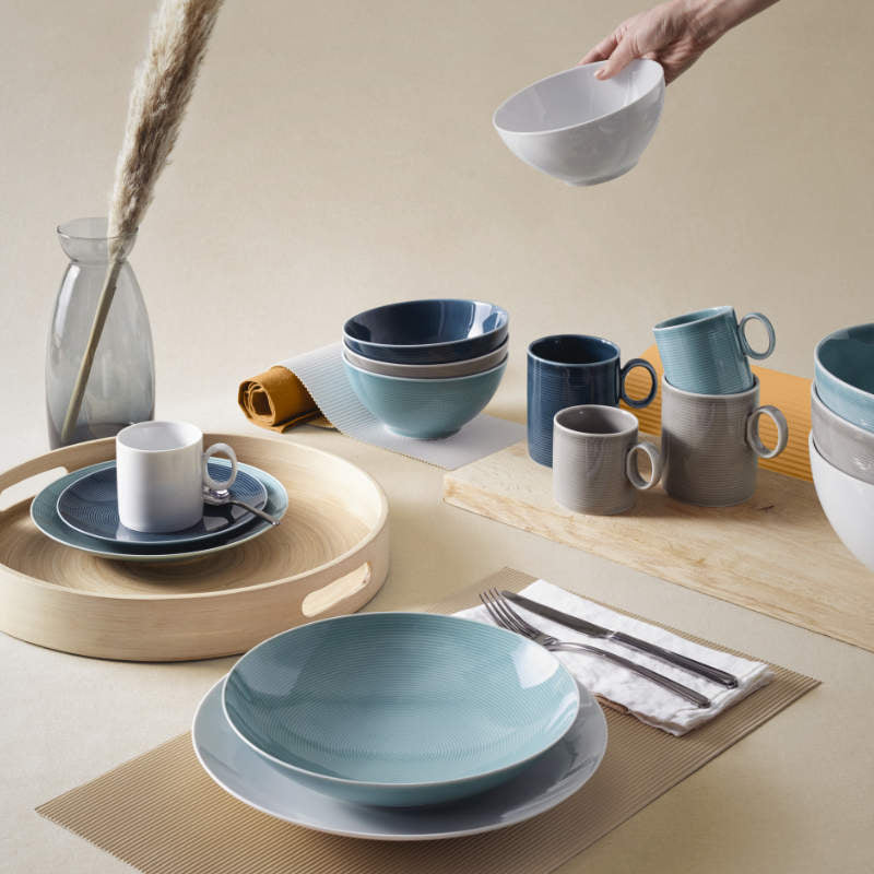 Piatto Piano Thomas Loft - Porcellana Bianca 18 Cm, Design Moderno Per Pane, Antipasti E Snack - Foto 13