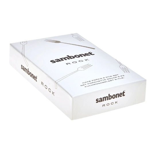 Rock PVD Antique Champagne Set 6 Forchettine Sambonet