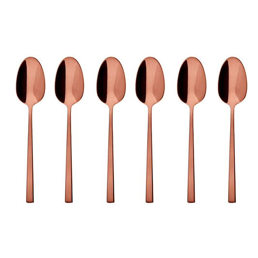 Rock PVD Copper Set 6 Cucchiaini moka Rame Sambonet
