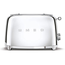 Load the image in the Gallery viewer, Smeg toaster Chrome-plated steel 2 seats TSF01GOEU
