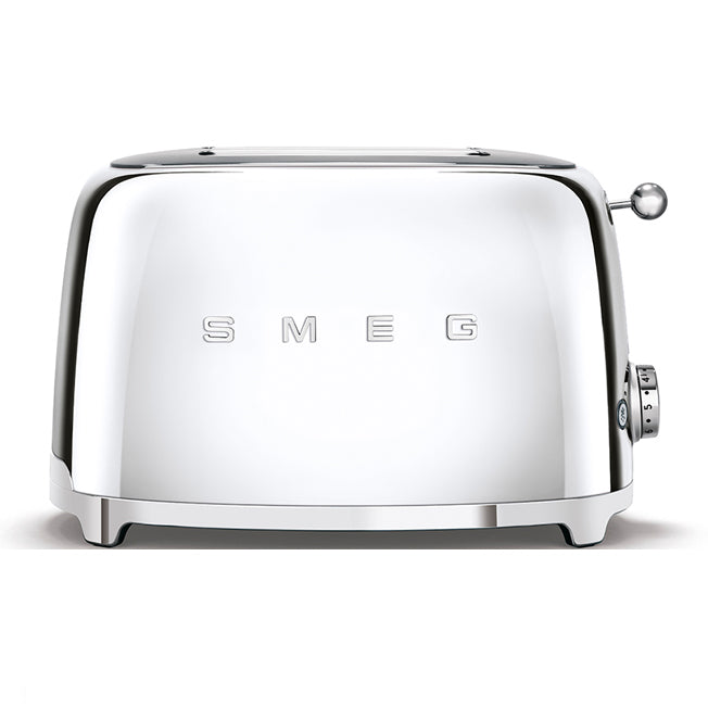 Smeg toaster Chrome-plated steel 2 seats TSF01GOEU