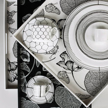 Carica l&#39;immagine nel visualizzatore di Gallery, Taitù Servizio piatti Ferri porcellana 4 posti tavola
