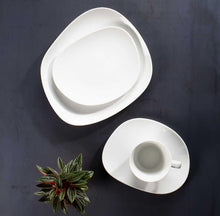 Load the image in the Gallery viewer, Organic Table Service 12 pieces Porcelain White Villeroy &amp; Boch
