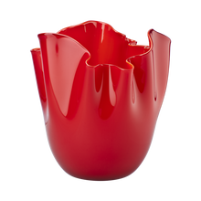 Load the image in the Gallery viewer, Venini Fazzoletto vase 24 cm red 700.02
