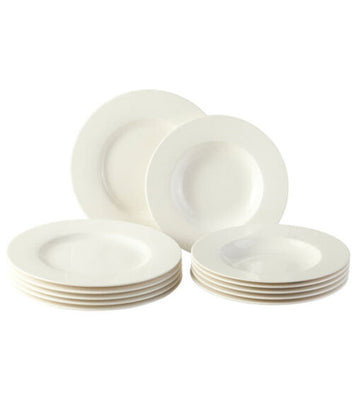 Basic White Servizio piatti porcellana 12 pezzi Vivo Villeroy & Boch