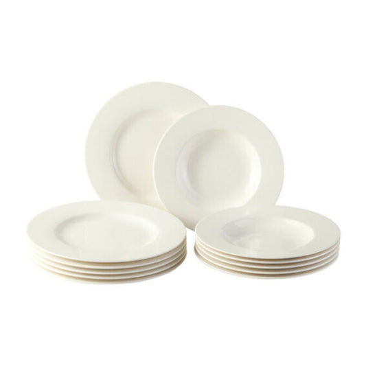 Basic White Servizio piatti porcellana 12 pezzi Vivo Villeroy & Boch