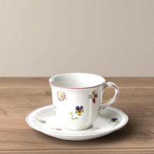 Load the image in the Gallery viewer, Petite Fleur Coffee cup with Villeroy &amp; Boch dish
