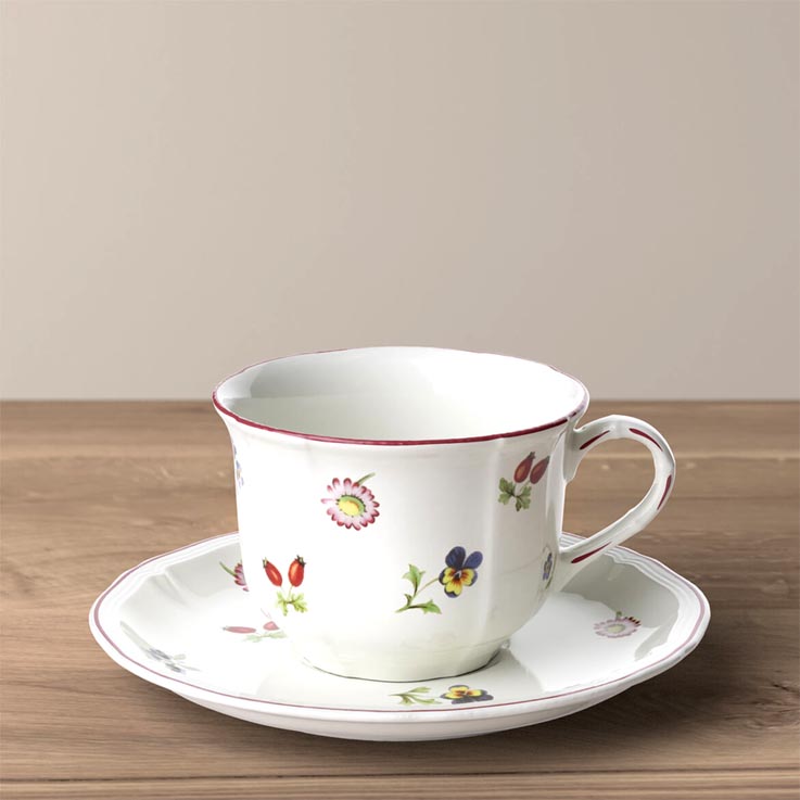 Petite Fleur Breakfast Cup with Plate Villeroy & Boch