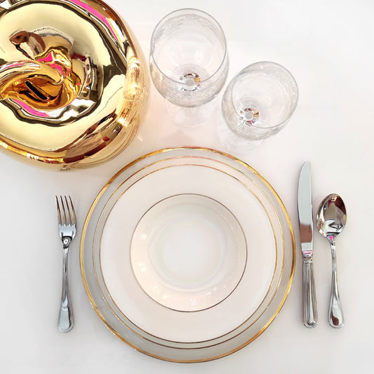 Anmut Gold Servizio tavola 18 pezzi filo oro Villeroy & Boch