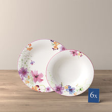 Load the image in the Gallery viewer, Mariefluer Table Service 18 pieces Porcelain Villeroy &amp; Boch
