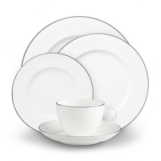 Anmut Platinum Servizio tavola 18 pezzi filo platino Villeroy & Boch – Casabella Milano