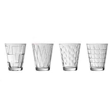 Load the image in the Gallery viewer, Set 4 glasses Crystal Dressed Up Villeroy &amp; Boch
